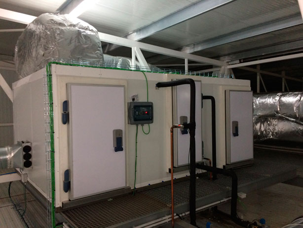 Control de humedad en cámaras de enfriamiento y refrigeración