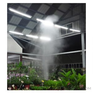 Proceso de humidificacion en un invernadero