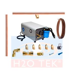 Kit de Nebulización 1000 PSI 30 Pies de Cobre con Bomba de Accionamiento Directo Cerrado Marca AEROMIST