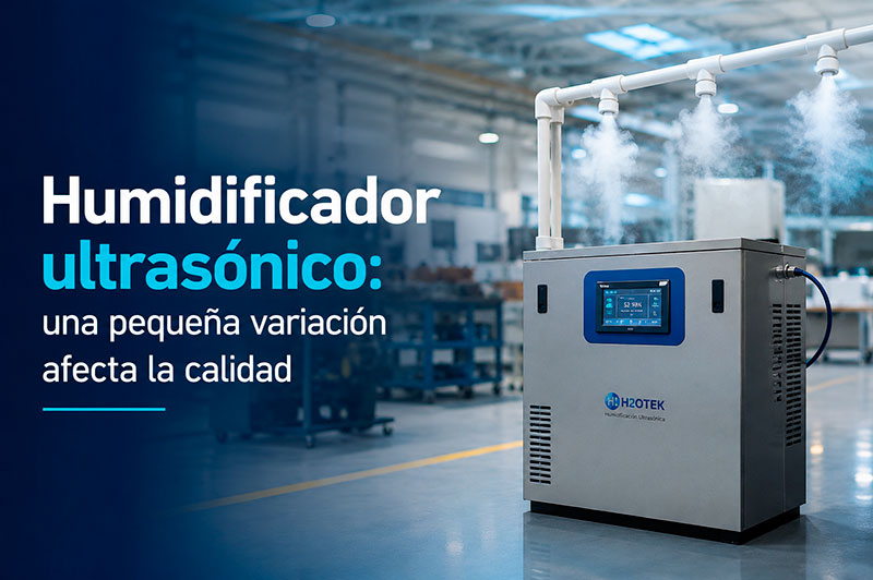 Humidificador ultrasónico: una pequeña variación afecta la calidad