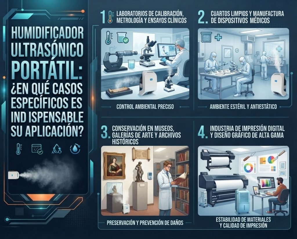 Humidificador Ultrasónico Portátil: ¿En qué casos específicos es indispensable su aplicación?