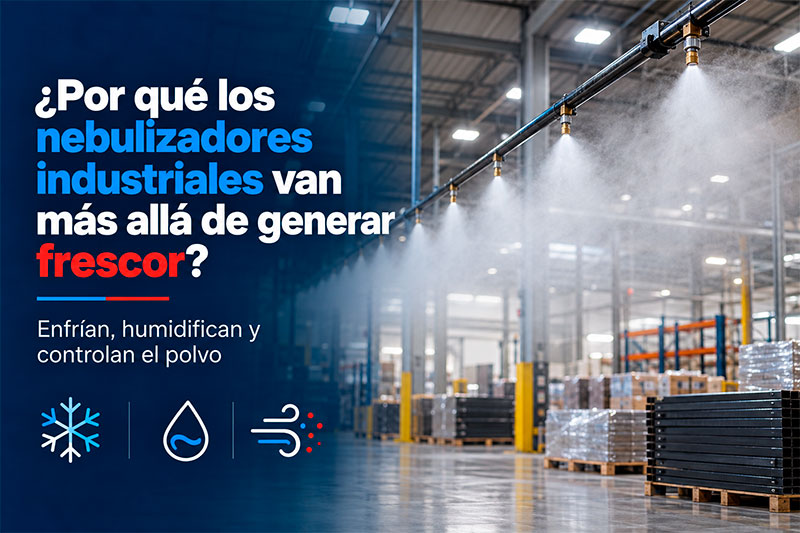 ¿Por qué los nebulizadores industriales van más allá de generar frescor?